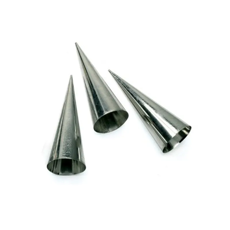 Mini cone-shaped cannoli mould Mini cone-shaped cannoli mould