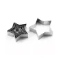 Plain star cutters, 7 pieces