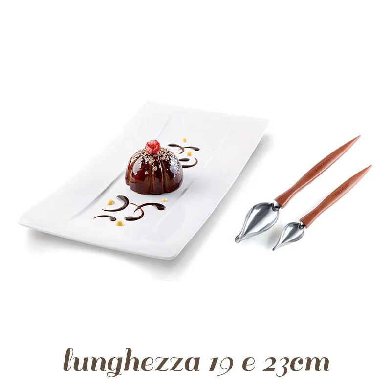 Kit 2 Cucchiai per scrittura con Glasse e Cioccolato Kit 2 Cucchiai per scrittura con Glasse e Cioccolato