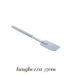 Spatola in Gomma con manico Polipropilene
