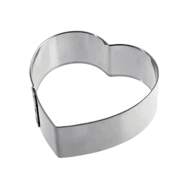 CUORE INOX @18 H. 4cm. CUORE INOX @18 H. 4cm.
