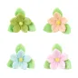 100 flores de azúcar de colores listas con hojas