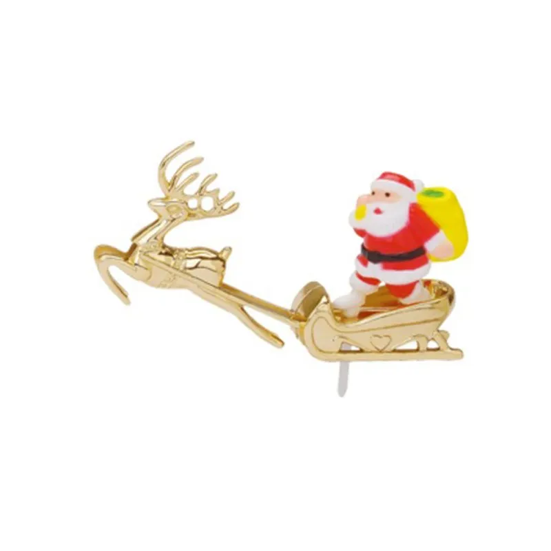 Babbo Natale in Slitta di Plastica H.5 Babbo Natale in Slitta di Plastica H.5