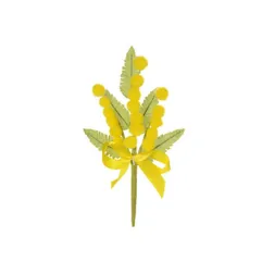 Rametto Mimosa in Stoffa per torte
