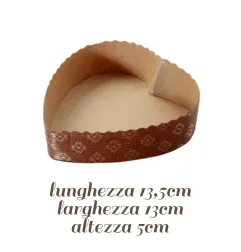 Stampo a Cuore in Carta per torte