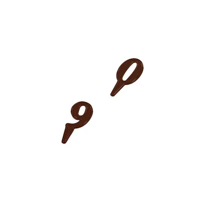 Stampo Numeri di Cioccolato policarbonato