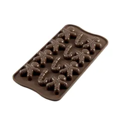 Stampo Silicone Omino di Natale Ginger
