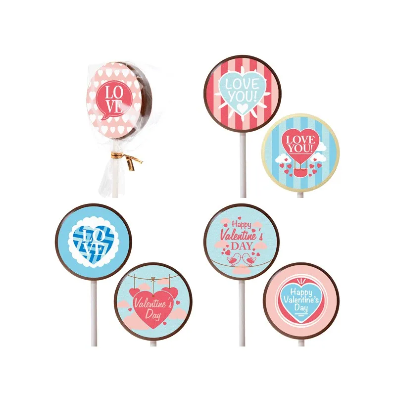 Gluten-free Valentine’s Day lollipop blister pack Gluten-free Valentine’s Day lollipop blister pack