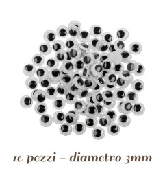 Occhietti per Pecorelle e Pesci in plastica