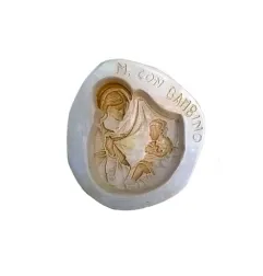 Stampo Maria con Bambino in gesso
