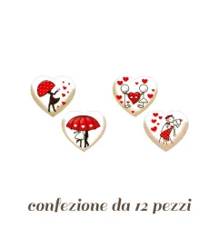 Cialdine San Valentino per Biscotti