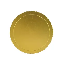 Dischi in Cartone Oro per torte