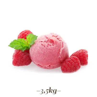 Veteado de frambuesa para helado
