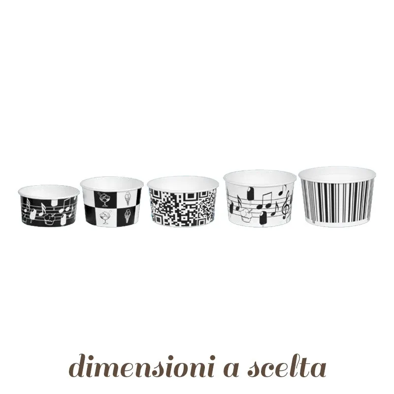 Black and White paper cup