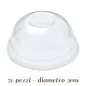 Couvercle dôme en plastique pour gobelets avec paille Couvercle dôme en plastique pour gobelets avec paille