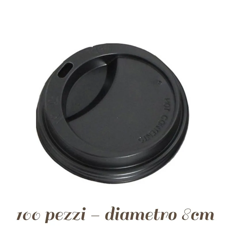 Coperchio in Plastica con Beccuccio per Bicchieri termici Coperchio in Plastica con Beccuccio per Bicchieri termici
