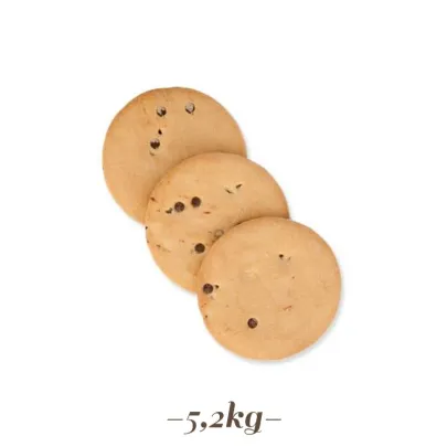 270pezzi Cioccogel Biscotto Tondo al cioccolato per gelati 5.2 kg