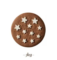 500 pezzi Biscotto Stelline Gluten Free per gelati 3 kg
