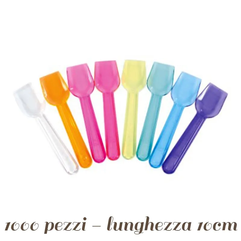 1000 pz IMBUSTATE Palette Gelato Colorate da 10 cm biodegradabili 1000 pz IMBUSTATE Palette Gelato Colorate da 10 cm biodegradabili