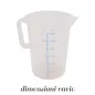 Caraffa Graduata trasparente in plastica Caraffa Graduata trasparente in plastica