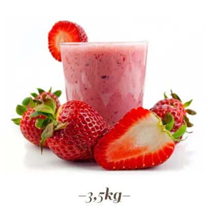 Strawberry fruit gelato paste for sorbet