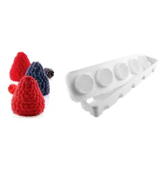 Moule mûre et framboise en silicone
