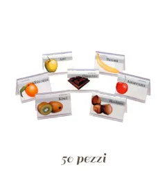 Set di Cartoncini Gusti gelato attacca e stacca