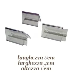 Targhette in Plexiglass per gusti Gelato