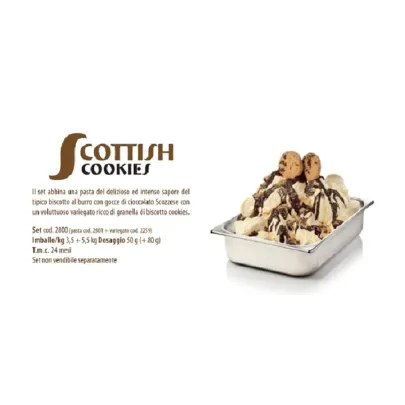 Set Pasta e Variegato S. cookies per Gelato