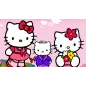 Cialda Hello Kitty rettangolare 20 × 30 cm | 1 cialda Cialda Hello Kitty rettangolare 20 × 30 cm | 1 cialda