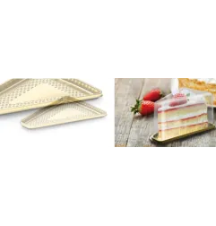 Vassoio dorato Mini Medoro per torte