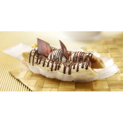 50 pz Vassoio per Banana Split in cristallo