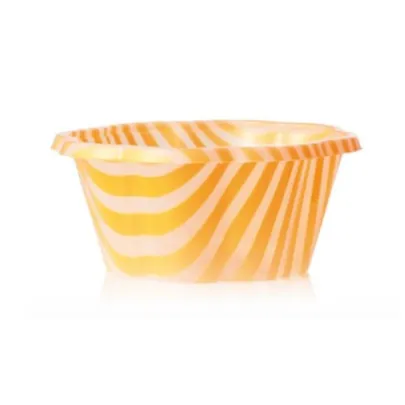 100 Joymix ice-cream cups with coloured stripes