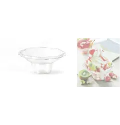50 transparent Yomix sombrero cups for gelato