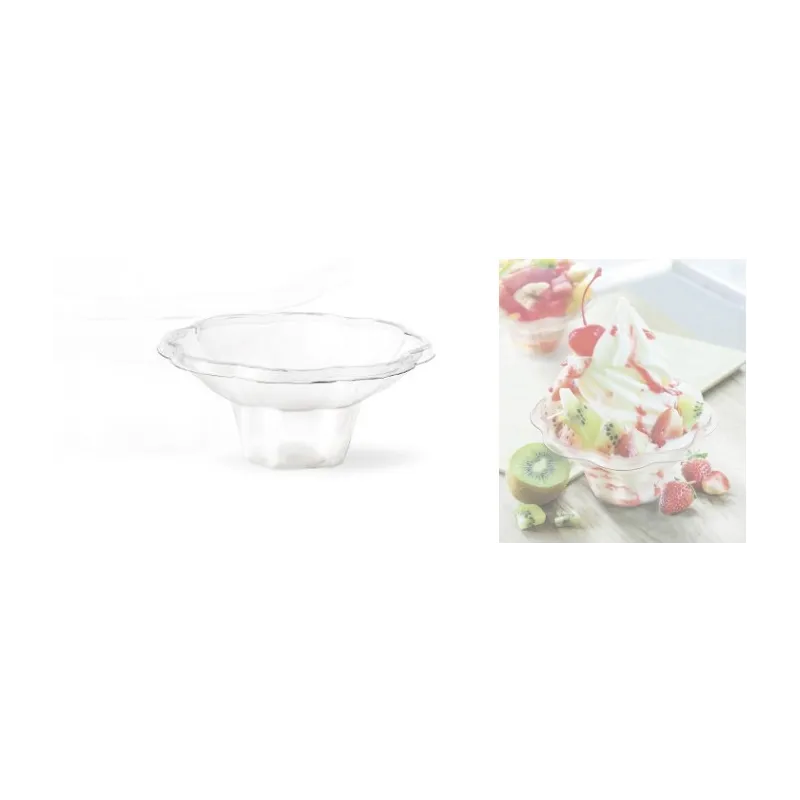 50 Yomix Sombrero Clear Ice-Cream Cups, 100/150 cc 50 Yomix Sombrero Clear Ice-Cream Cups, 100/150 cc