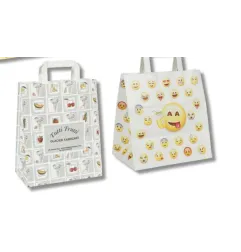 Emoticon-Einkaufstaschen aus Papier