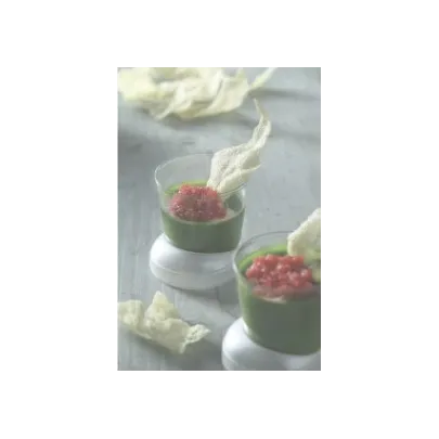 40 Coppe Uau per Dolci Storti Trasparenti Ø 6 cm