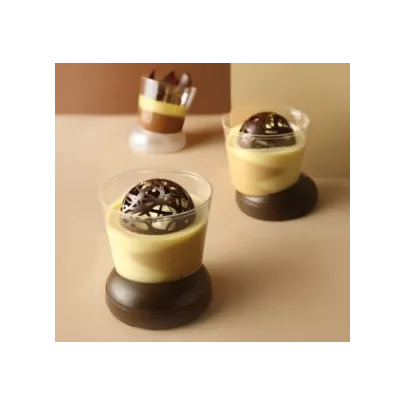 40 Uau cups for tilted desserts