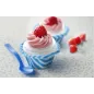 100 Joymix Eisbecher mit farbigen Streifen 100 Joymix Eisbecher mit farbigen Streifen