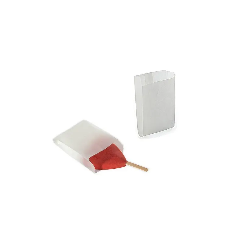 200 sachets en papier parchemin pour glaces sur bâtonnet, 6 x 13 cm 200 sachets en papier parchemin pour glaces sur bâtonnet, 6 x 13 cm