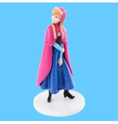 Plastic Elsa from Frozen for cakes, h 8 cm