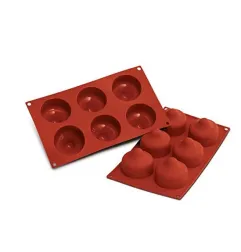 Silikomart Silikonform mit 6 Küssen