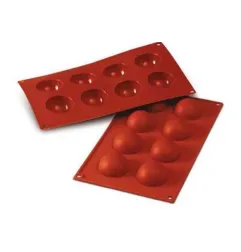 Moule en silicone avec 8 sphères