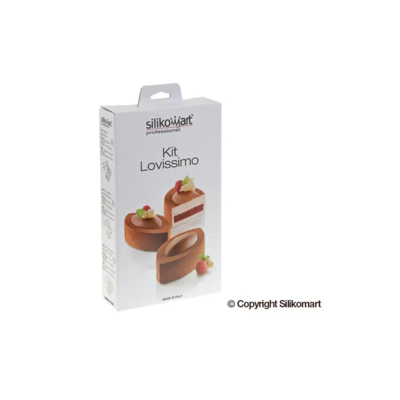 Lovissimo-Backform für moderne Kuchen von Silikomart SF122 Oval Insert Lovissimo-Backform für moderne Kuchen von Silikomart SF122 Oval Insert