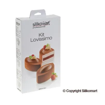 Molde Lovissimo Silikomart para tartas modernas