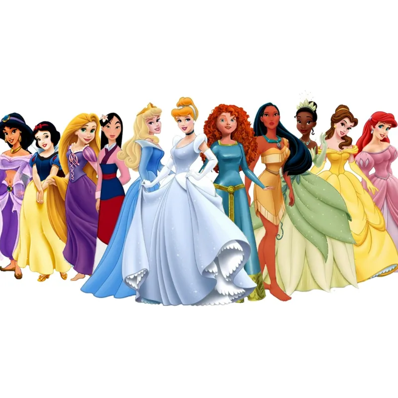 Rechteckiger Disney-Prinzessinnen-Tortenaufleger 20 × 30 cm | 1 Oblate Rechteckiger Disney-Prinzessinnen-Tortenaufleger 20 × 30 cm | 1 Oblate