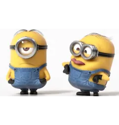 Hoja de oblea rectangular Minions para tartas