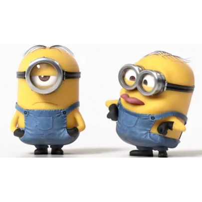 Rectangular Minions wafer sheet for cakes