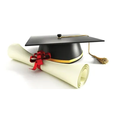 Feuille azyme rectangulaire remise de diplôme pour gâteaux