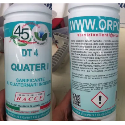 Sanificante quaternari inodore da 1 l professionale